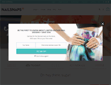 Tablet Screenshot of nailsnaps.com